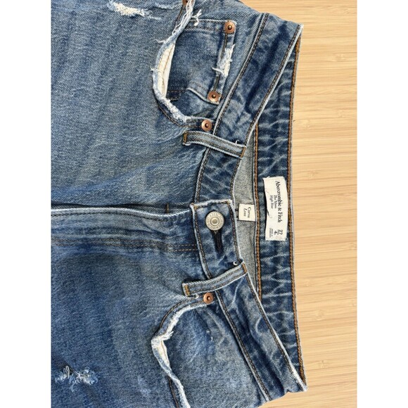 Abercrombie & Fitch The Mom High Rise Curve Love Jeans Size 27 4R - Picture 3 of 3